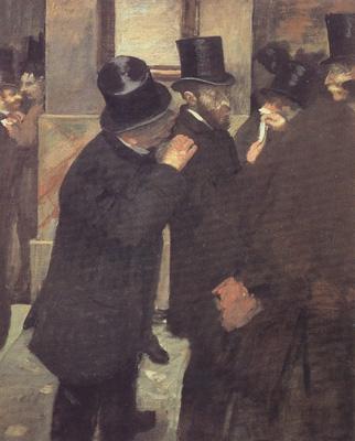 Edgar Degas Portrait at the Stock Exchange (nn020 Germany oil painting art